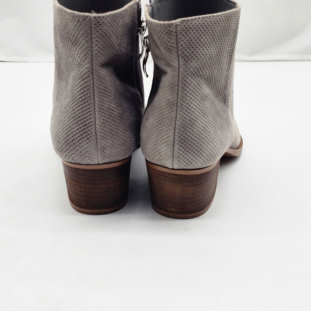 Michael by Michael Shannon Ankle Boots Women 9 Grey Booties Lesley Pointed Toe - Picture 3 of 11